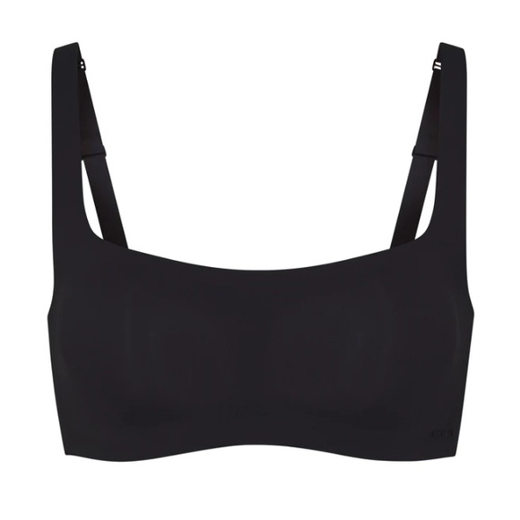 SKIMS Naked Scoop Bra NWT - Onyx Black Sz Large-DD, Small -DD - Picture 1 of 11